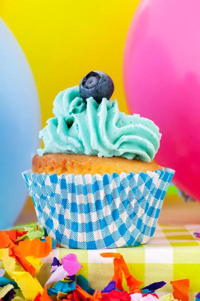 Birthday cupcake — Stock Photo, Image