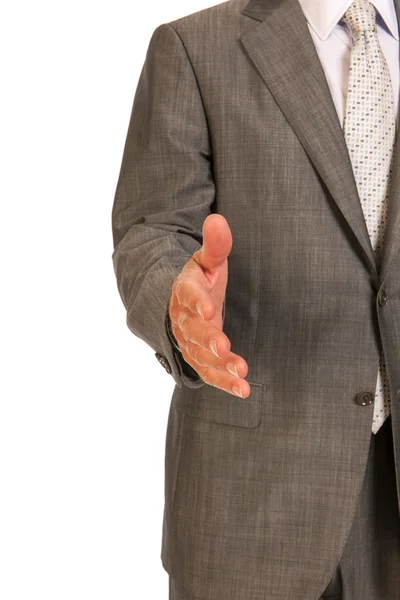 Business man shaking hand — Stock Photo, Image