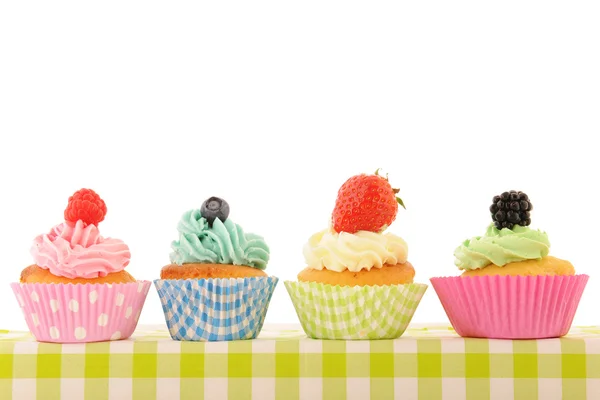 Fruit cupcakes — Stock Photo, Image