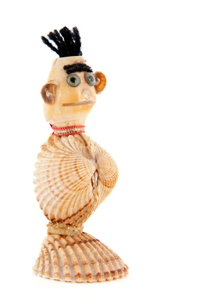 Figurine made from shells — Stock Photo, Image