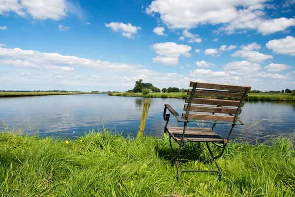 Nederlandse rivier de eem — Stockfoto