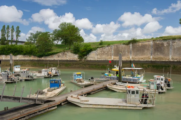 Mossel boten in Frans oleron — Stockfoto