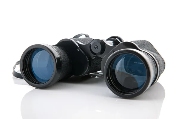 Binoculars isolated over white — Stock Photo, Image