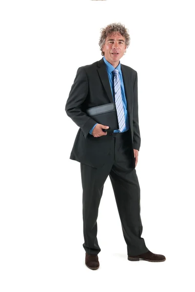 Business man in studio — Stock Photo, Image