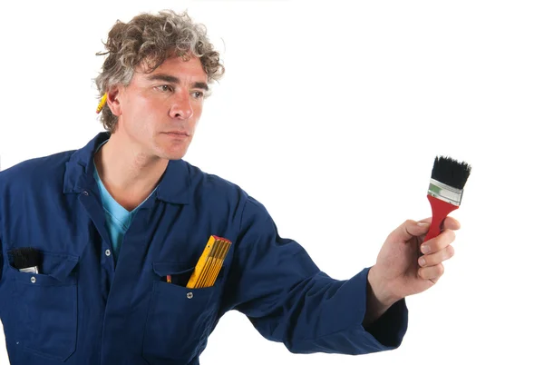 Handyman pronto per il lavoro — Foto Stock