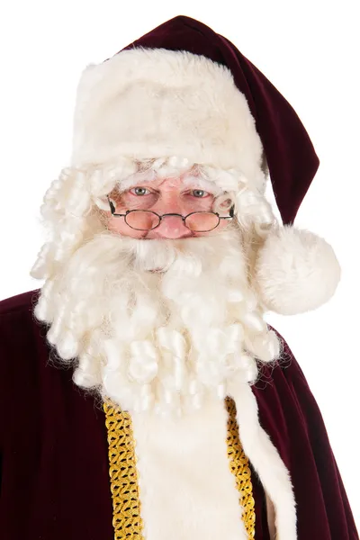 Retrato Papai Noel — Fotografia de Stock