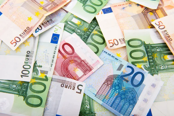 Euro banknotes — Stock Photo, Image