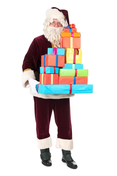 Santa Claus con regalos — Foto de Stock