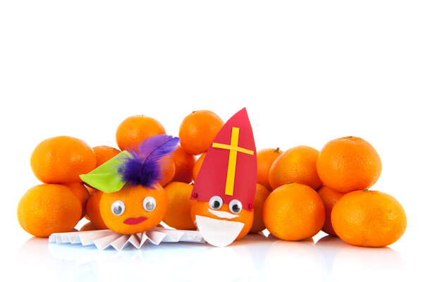 Голландские Синтерклаа и чёрный Пит
