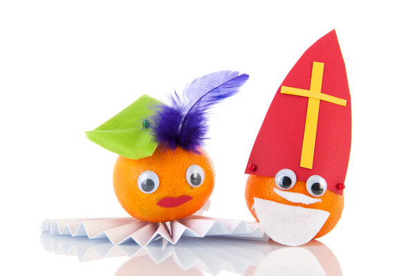 Голландские Синтерклаа и чёрный Пит
