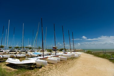 katamarans üzerinde iisland oleron, Fransa