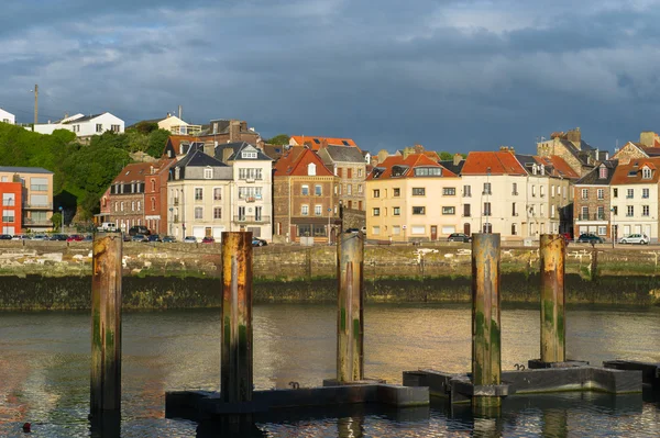 Franska kusten byn dieppe — Stockfoto