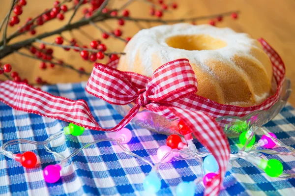 Ciasto smaczne turbanu na Boże Narodzenie — Zdjęcie stockowe