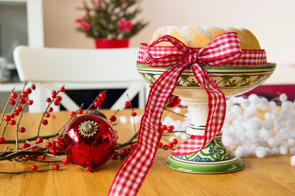 Turbante di Natale a tavola — Foto Stock