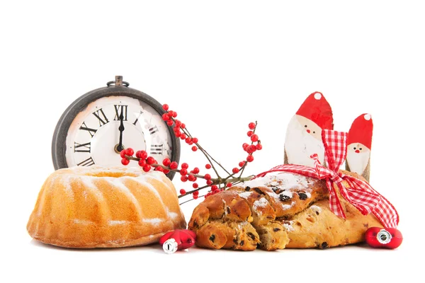Christmas turban and currant bread — Stock Photo, Image