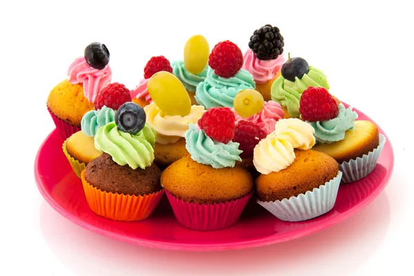 Cupcakes de frutas — Fotografia de Stock