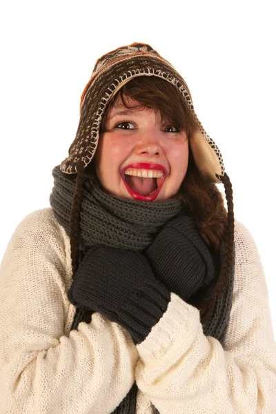 Winter girl — Stock Photo, Image