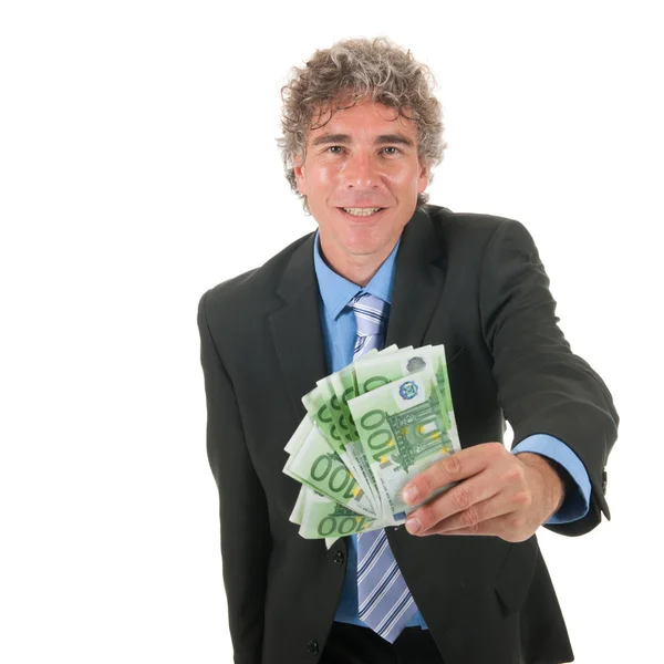 ビジネスの男性とお金 — ストック写真