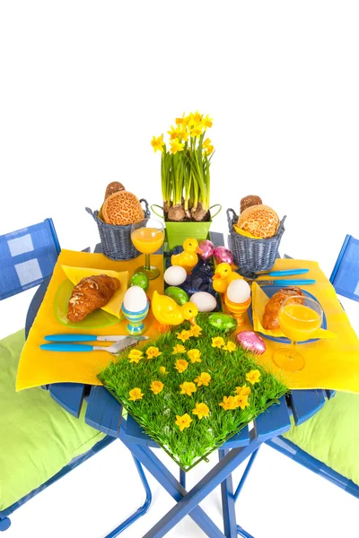 Detail easter table — Stock Photo, Image