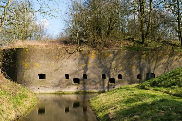 Vecchia fortezza in Olanda — Foto Stock