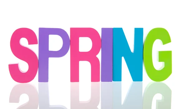 Text spring — Stock Photo, Image