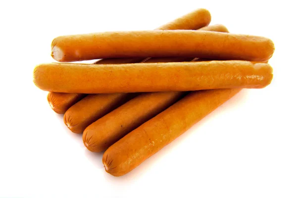 Sausages for hot dogs — Stock Photo, Image