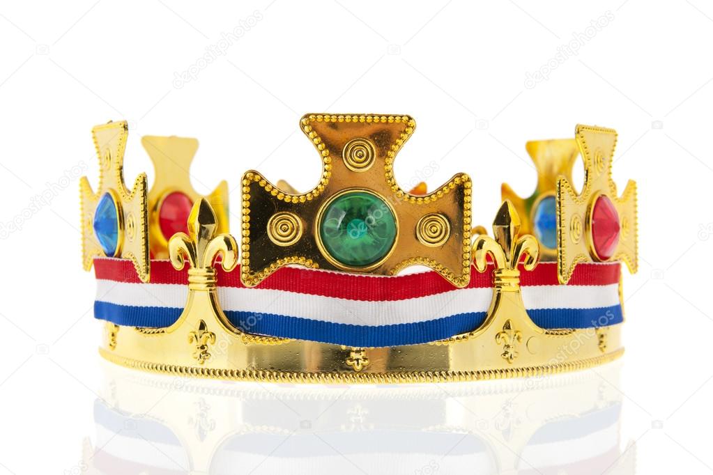 Dutch golden crown for the king