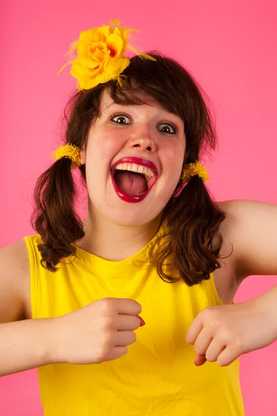 Chica feliz — Foto de Stock