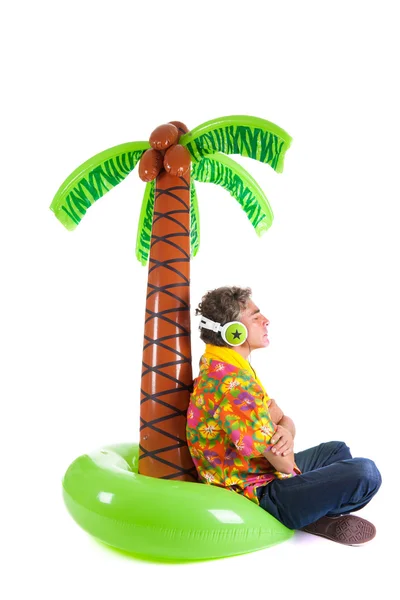 Tourist on tropical vacation — Stock Photo, Image