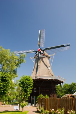 Hollanda groningen yel değirmeni