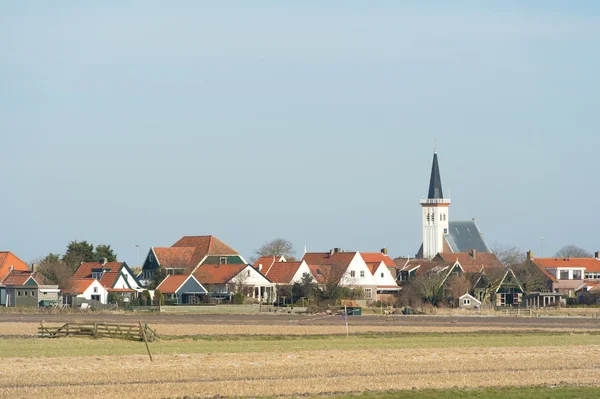 Село Ден Hoorn на острові Texel — стокове фото