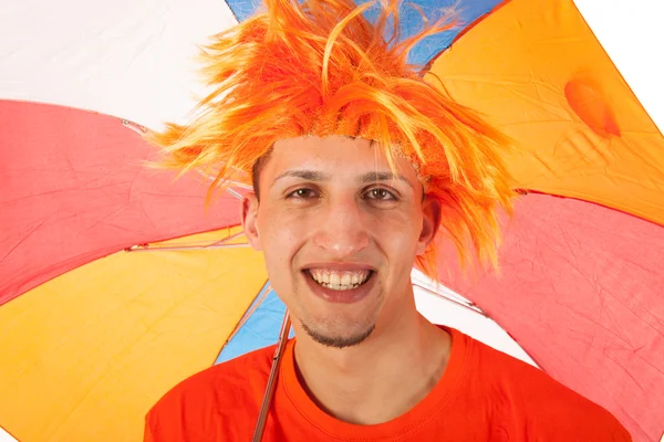 Ventilador de desporto na Holanda — Fotografia de Stock