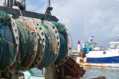 balık ağlarına Fransız Harbor