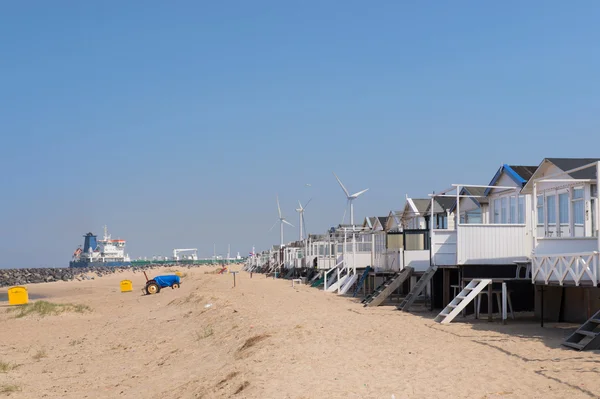 Cabañas de playa en Holanda —  Fotos de Stock