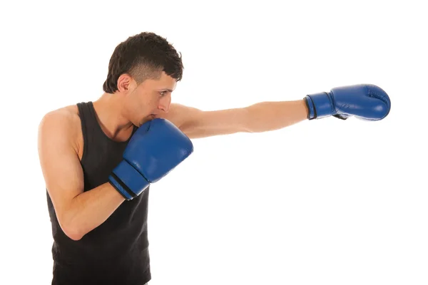 Homem de boxe — Fotografia de Stock