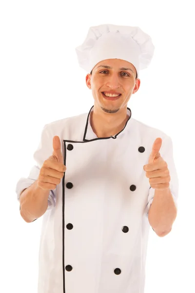 Zufriedener Koch — Stockfoto