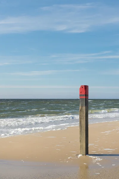 Пляж полюс — стокове фото