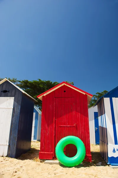 Ada oleron Fransa üzerinde plaj kulübe — Stok fotoğraf