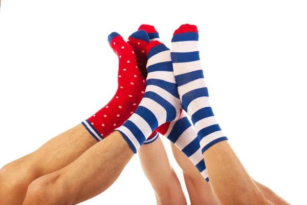 Feet in socks — Stock Photo, Image