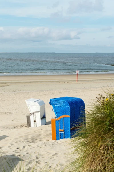 Пляж Borkum — стокове фото