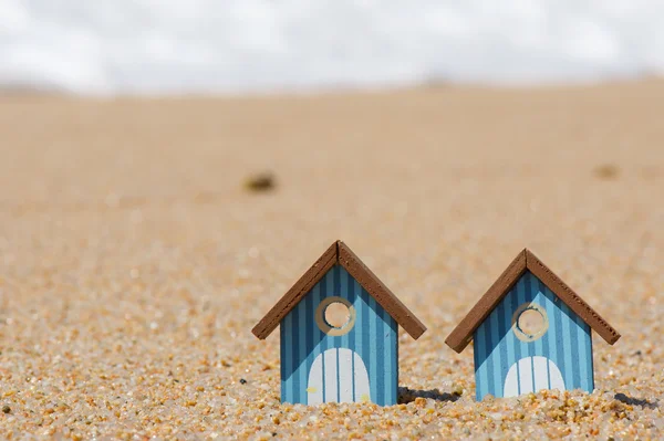 Cabañas de playa — Foto de Stock