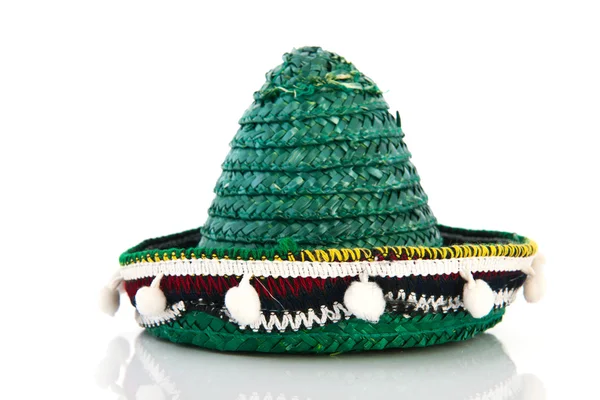 Zelené španělské sombrero — Stock fotografie