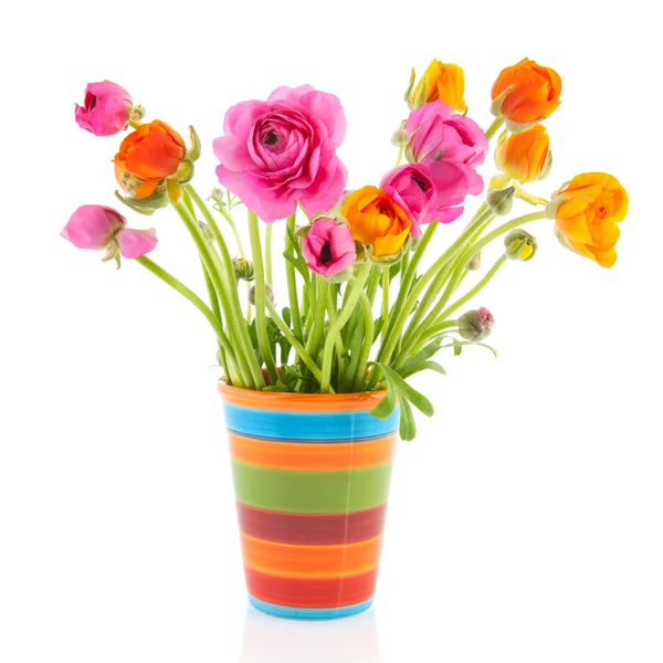 Mixed bouquet in vase — Stock Photo, Image