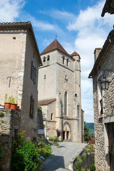 Pequena faixa Saint-cirq-Lapopie — Fotografia de Stock