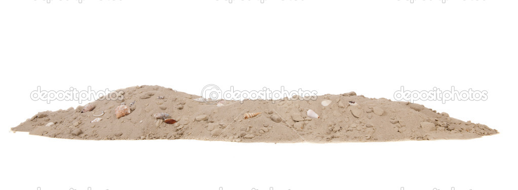 Beach sand with shells