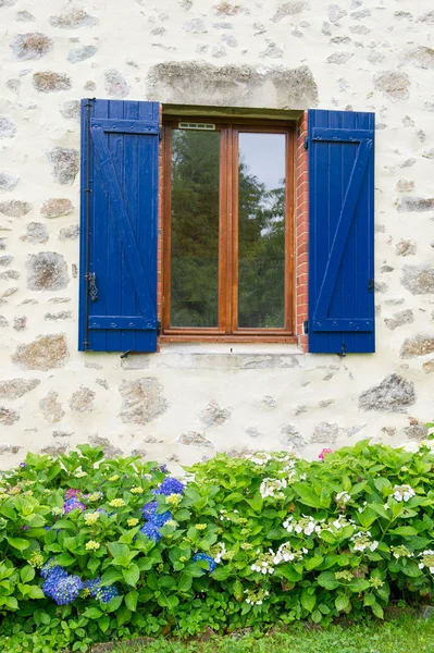 Ventana francesa con persianas —  Fotos de Stock