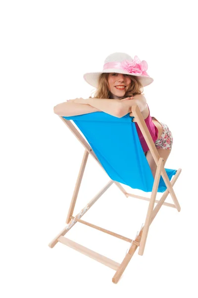 Sunbathing at the beach — Stock Photo, Image