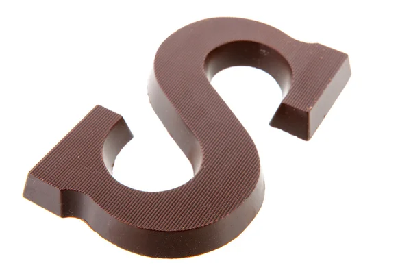 Chocolate letter — Stock Photo, Image
