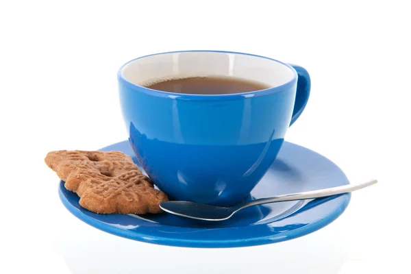 Taza de té con galletas — Foto de Stock