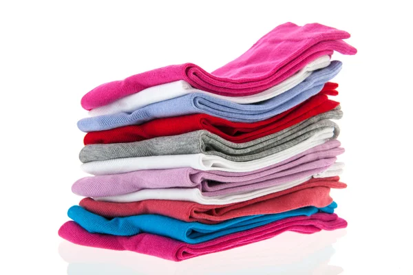 yığılmış renkli çorap